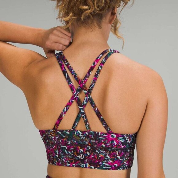 lululemon athletica Multicolor Strappy Sports Bra - Picture 1 of 9
